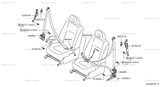 Clip para cinturon de seguridad Xtrail